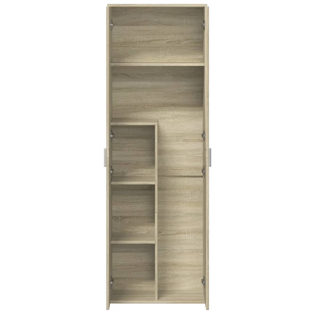 Highboard Sonoma-Eiche 60x35x180 cm Holzwerkstoff