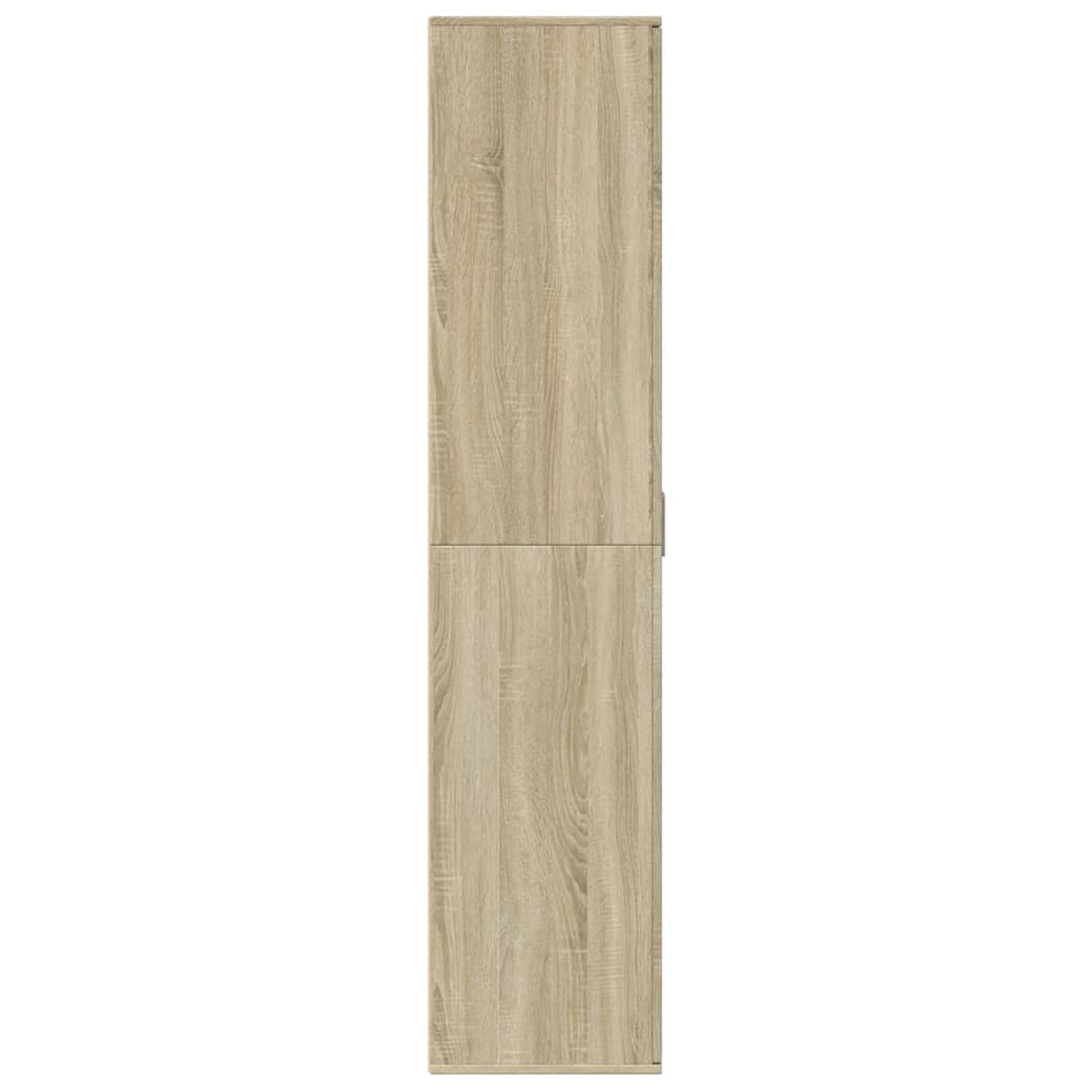 Schuhschrank Sonoma-Eiche 80x39x178 cm Holzwerkstoff