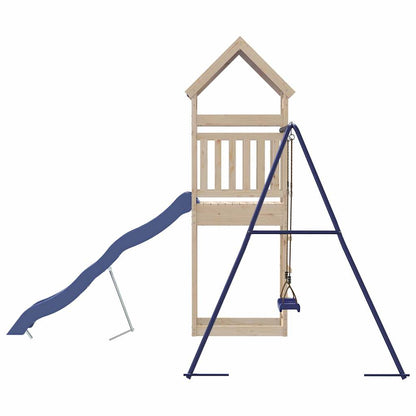 Torre da gioco in legno massello di pino