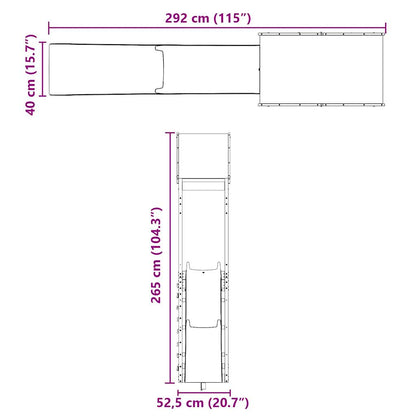 Spielturm Massivholz Douglasie