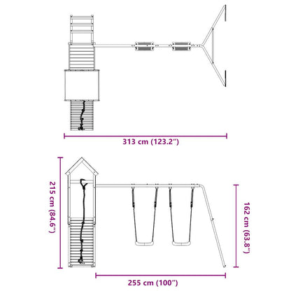 Spielturm Imprägniertes Kiefernholz