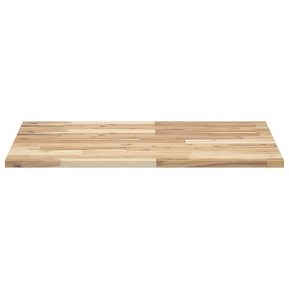 Schreibtischplatte Unbehandelt 80x60x2 cm Massivholz Akazie