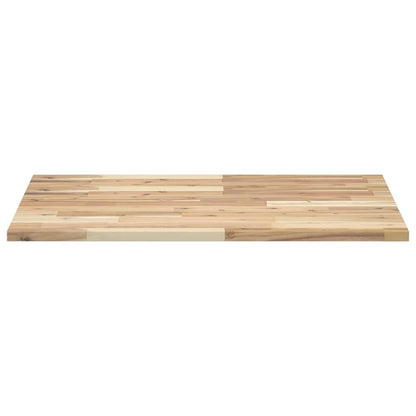 Schreibtischplatte Unbehandelt 100x60x2 cm Massivholz Akazie