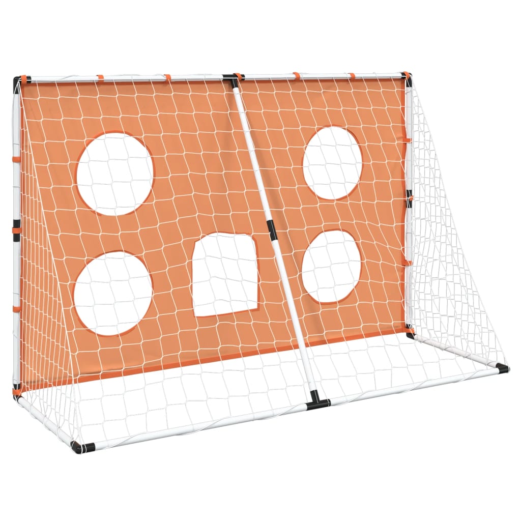 Fußballtor für Kinder mit Zielmatte und Ball 182x62x118 cm