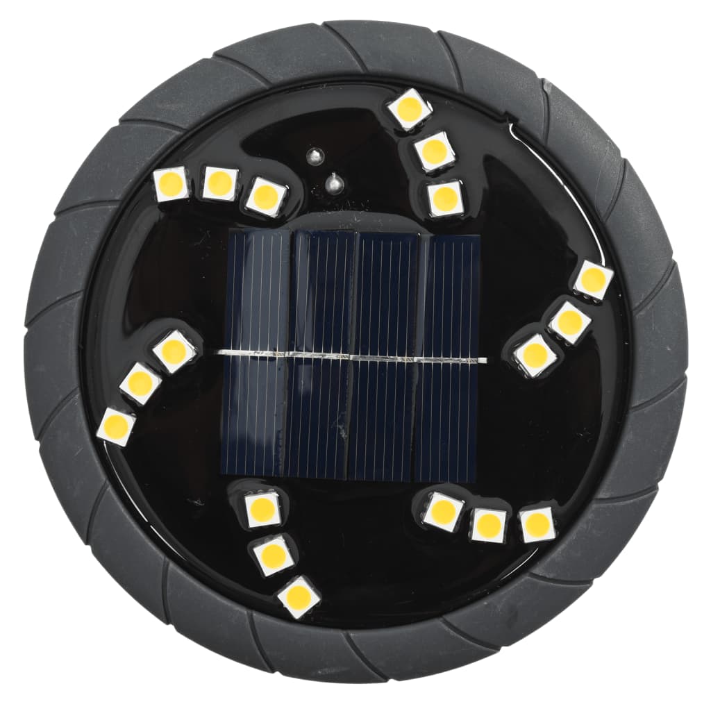 Solar-Bodenleuchten mit Erdspieß 4 Stk. Warmweiß