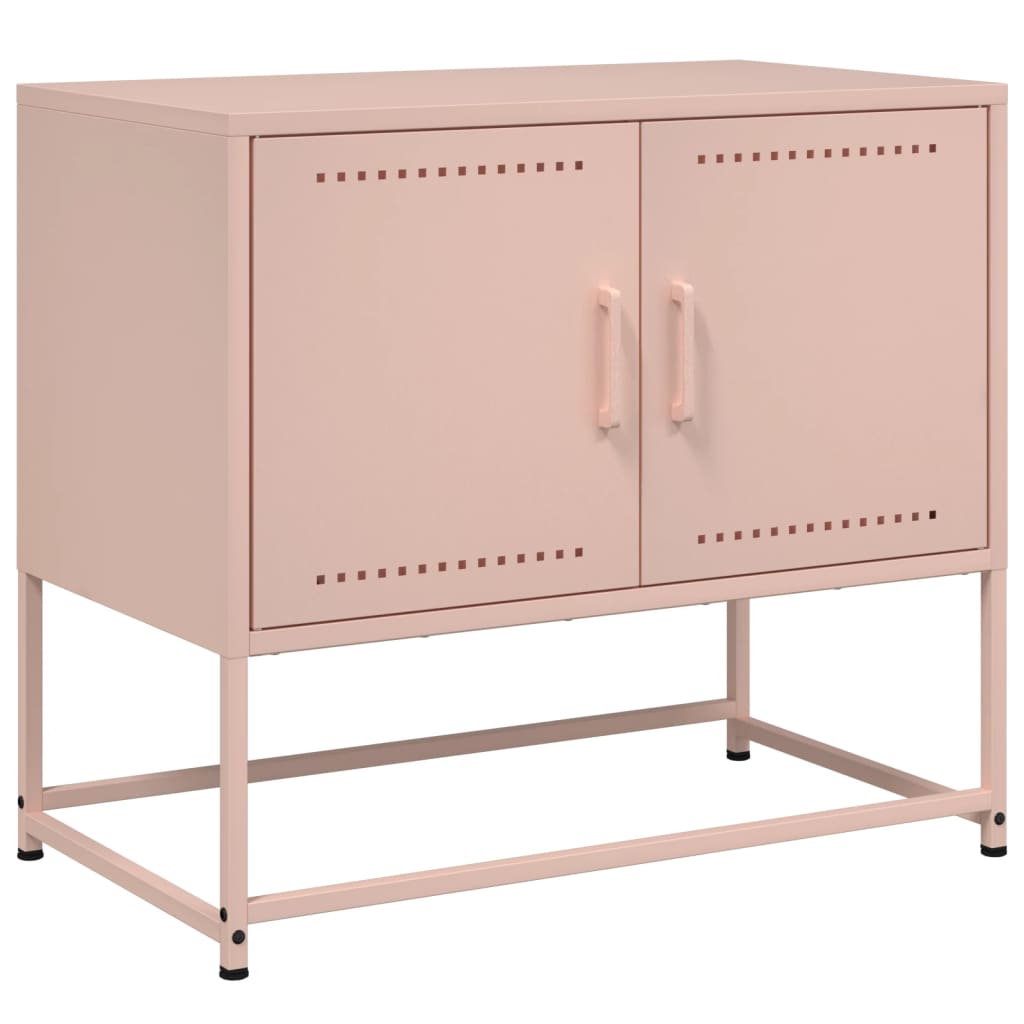 TV-Schrank Rosa 68,5x39x60,5 cm Stahl