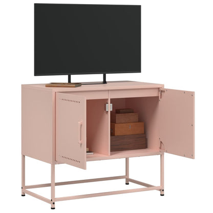 TV-Schrank Rosa 68,5x39x60,5 cm Stahl