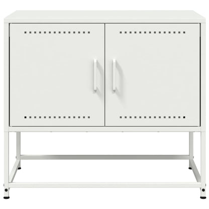 TV-Schrank Weiß 68,5x39x60,5 cm Stahl