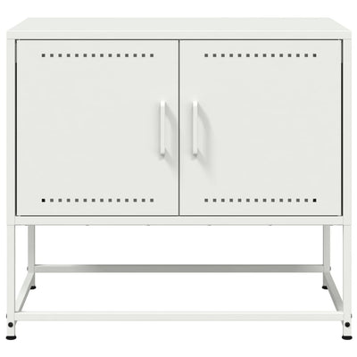 TV-Schrank Weiß 68,5x39x60,5 cm Stahl