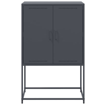 Highboard Anthrazit 68,5x38,5x107 cm Stahl