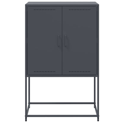 TV-Schrank Schwarz 68x39x60,5 cm Stahl