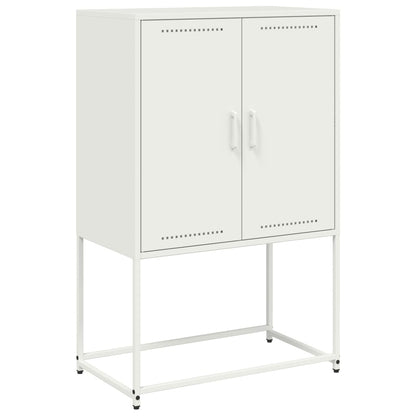 TV-Schrank Weiß 68x39x60,5 cm Stahl