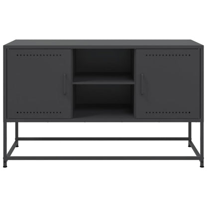 Highboard Schwarz 36x39x123 cm Stahl