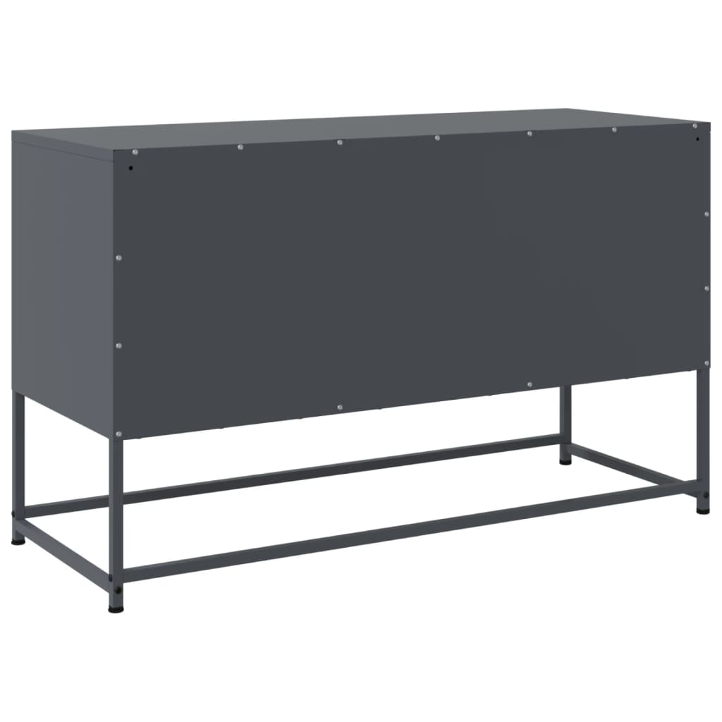 Highboard Olivgrün 36x39x123 cm Stahl