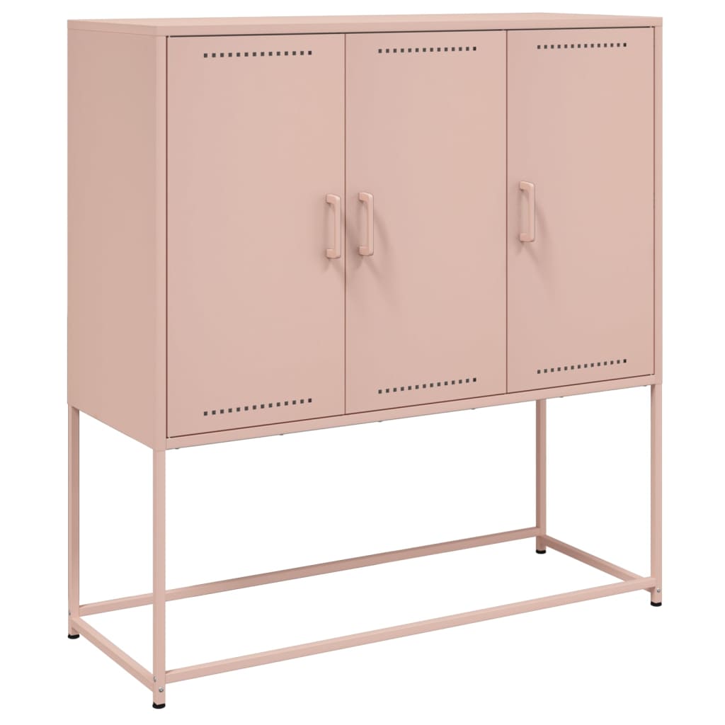 Highboard Rosa 100,5x39x107 cm Stahl