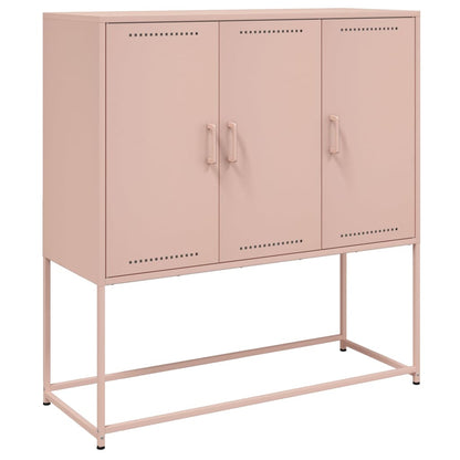 Highboard Rosa 100,5x39x107 cm Stahl