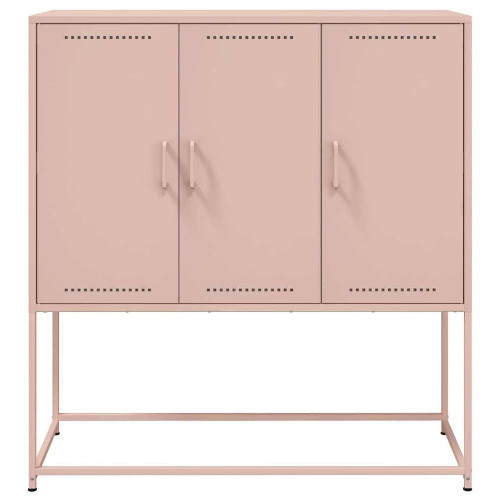 Highboard Rosa 100,5x39x107 cm Stahl