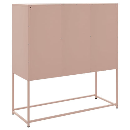 Highboard Rosa 100,5x39x107 cm Stahl