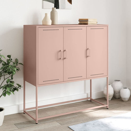 Highboard Rosa 100,5x39x107 cm Stahl