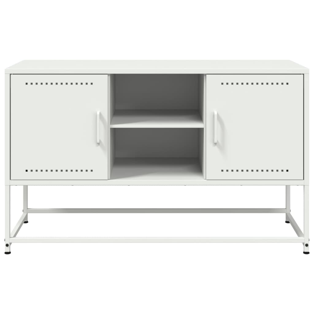 Highboard Senfgelb 100,5x39x107 cm Stahl