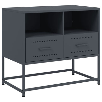 TV-Schrank Anthrazit 68x39x60,5 cm Stahl