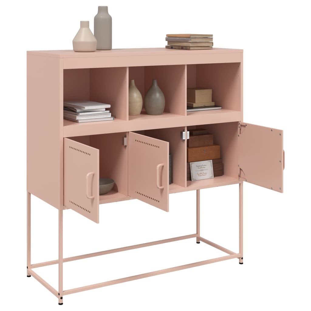 Sideboard Rosa 100,5x39x107 cm Stahl