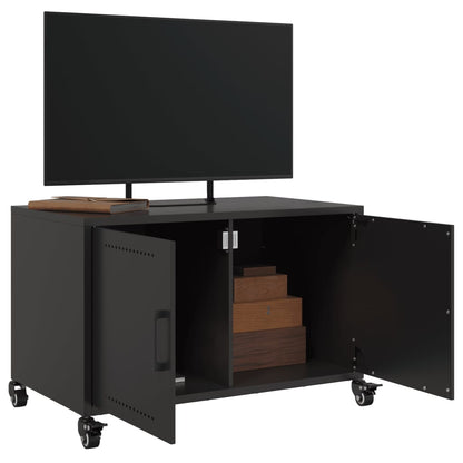 TV-Schrank Schwarz 68x39x43,5 cm Stahl