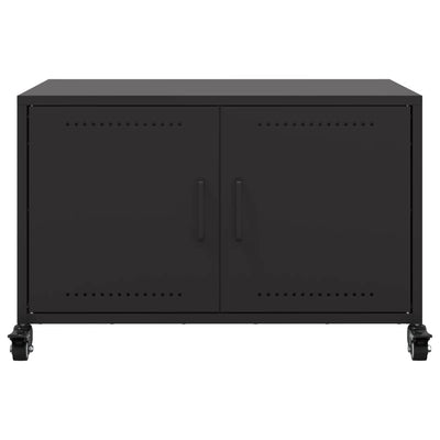 TV-Schrank Schwarz 68x39x43,5 cm Stahl