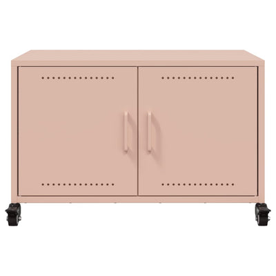 TV-Schrank Rosa 68x39x43,5 cm Stahl