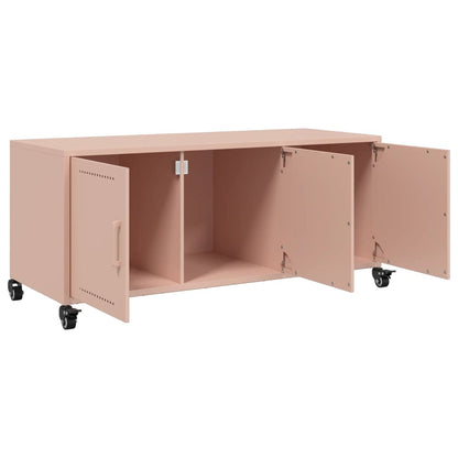 TV-Schrank Rosa 100,5x39x43,5 cm Stahl