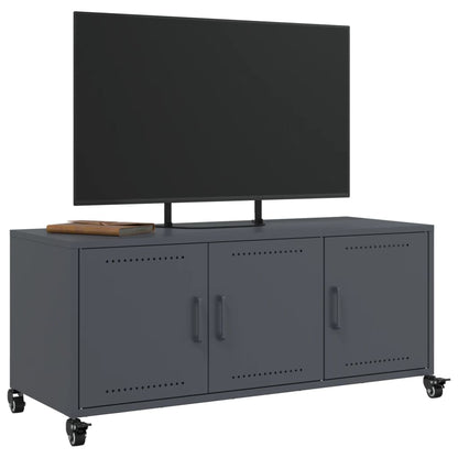 TV-Schrank Anthrazit 100,5x39x43,5 cm Stahl