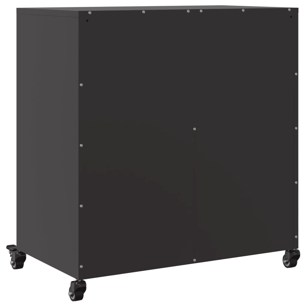 Sideboard Schwarz 68x39x72 cm Stahl