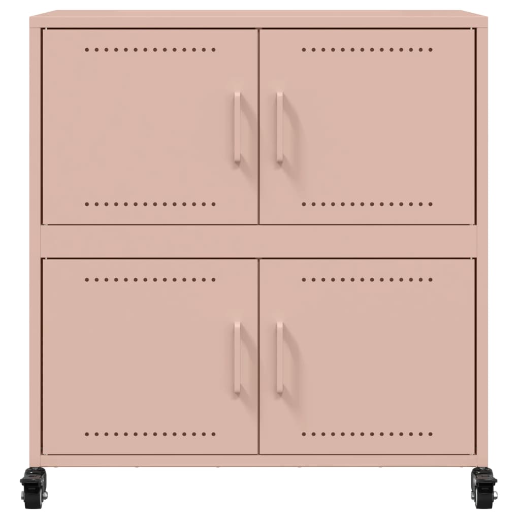 Sideboard Rosa 68,5x39x72 cm Stahl