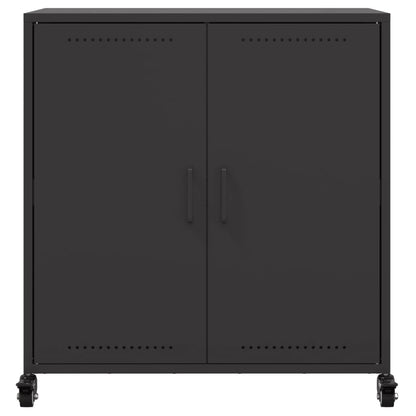 Sideboard Schwarz 68,5x39x72 cm Stahl