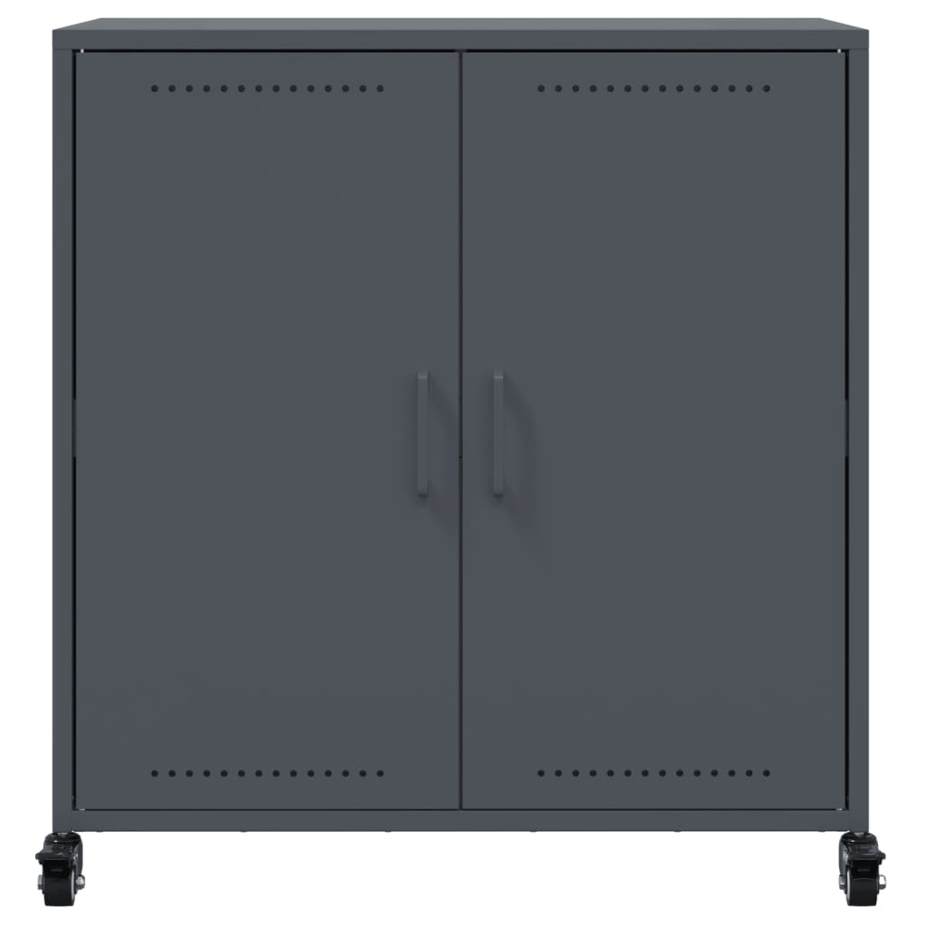 Sideboard Anthrazit 68,5x39x72 cm Stahl