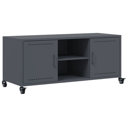 TV-Schrank Anthrazit 100,5x39x43,5 cm Stahl