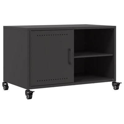 TV-Schrank Schwarz 68x39x43,5 cm Stahl