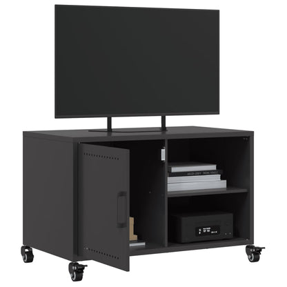 TV-Schrank Schwarz 68x39x43,5 cm Stahl