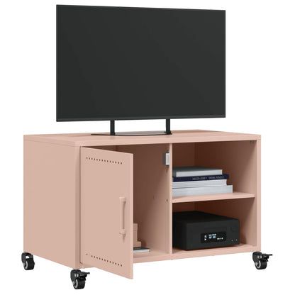 TV-Schrank Rosa 68x39x43,5 cm Stahl