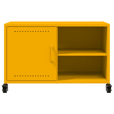 TV-Schrank Senfgelb 68x39x43,5 cm Stahl