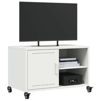 TV-Schrank Weiß 68x39x43,5 cm Stahl