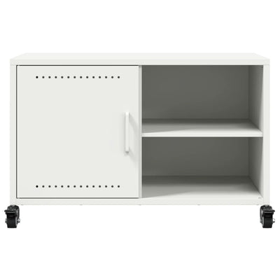 TV-Schrank Weiß 68x39x43,5 cm Stahl