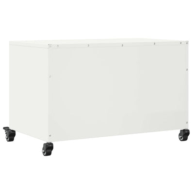 TV-Schrank Weiß 68x39x43,5 cm Stahl