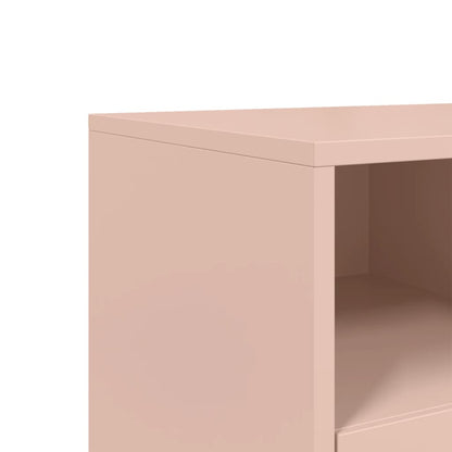 TV-Schrank Rosa 100,5x39x43,5 cm Stahl