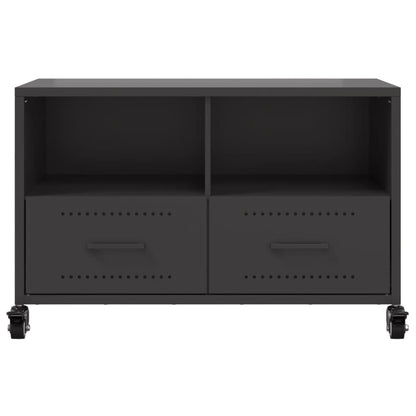 TV-Schrank Schwarz 68x39x43,5 cm Stahl