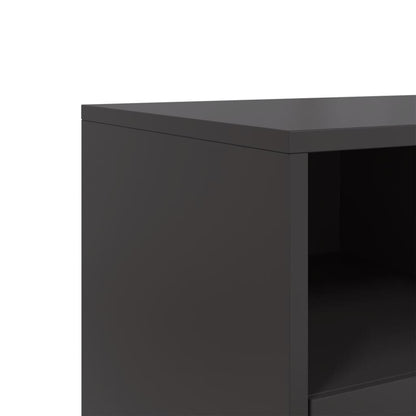 TV-Schrank Schwarz 68x39x43,5 cm Stahl