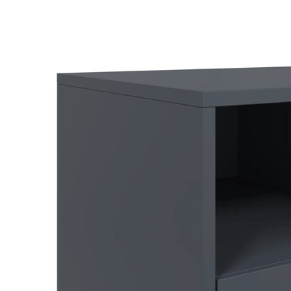 TV-Schrank Anthrazit 68x39x43,5 cm Stahl