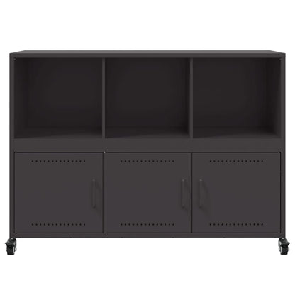 Sideboard Schwarz 100,5x39x72 cm Stahl