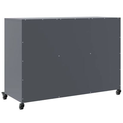 Sideboard Anthrazit 100,5x39x72 cm Stahl