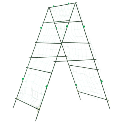 Pflanzennetz A-Rahmen 99x90x175,5 cm Stahl